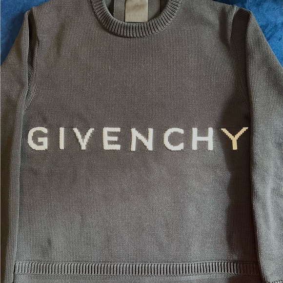 Givenchy Men's Cotton Logo Crew Sweater - Picture 6 of 10